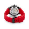 Cerruti 1881 Razzuolo Men s Sport Automatic Red Silicone Starp Watch Sale