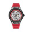 Cerruti 1881 Razzuolo Men s Sport Automatic Red Silicone Starp Watch Sale