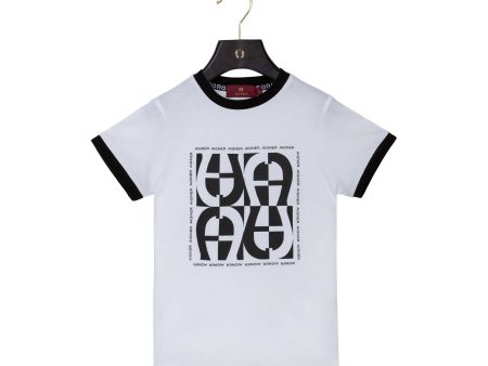 Aigner Kids Boy s Black & White T-shirt Online Sale