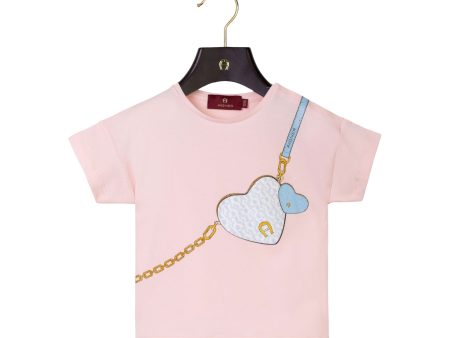 Aigner Kids Baby Girl s Pink T-Shirt Discount