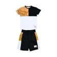 Alviero Martini Kids Boy s Black Geo Set T-Shirt & Bermuda Discount