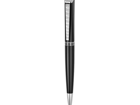 Guy Laroche Andrea Gents Stainless Steel Pen With Black Enamel Hot on Sale