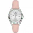 Emporio Armani LEO Women s Pink Leather Starp Watch For Cheap