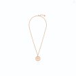 Guy Laroche Ambre Ladies Rose Gold Necklace with MOP & Crystals For Discount