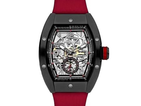 Cerruti 1881 Ovaro Men s Red Silicon Strap Watch For Sale