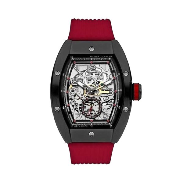 Cerruti 1881 Ovaro Men s Red Silicon Strap Watch For Sale