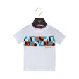 Aigner Kids Baby Boy s White & Orange Set of T-Shirt & Bermuda Online Sale