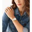 Fossil Women s Ashtyn Three-Hand Date Gold-Tone Stainless Steel Watch on Sale