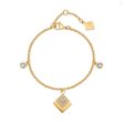 Guy Laroche Grace Ladies Gold Plated Bracelet With Crystals For Discount