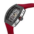 Cerruti 1881 Ovaro Men s Red Silicon Strap Watch For Sale