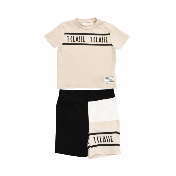 Alviero Martini Kids Boy s Beige Set T-Shirt & Bermuda Online now