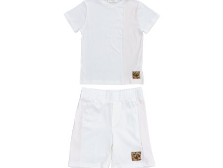 Alviero Martini Kids Boy s Butter Set T-Shirt & Bermuda Hot on Sale