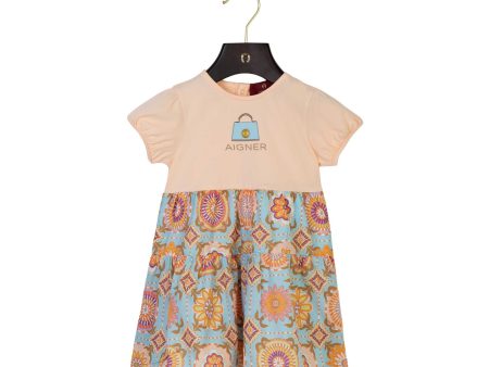 Aigner Kids Baby Girl s Peach Dress on Sale