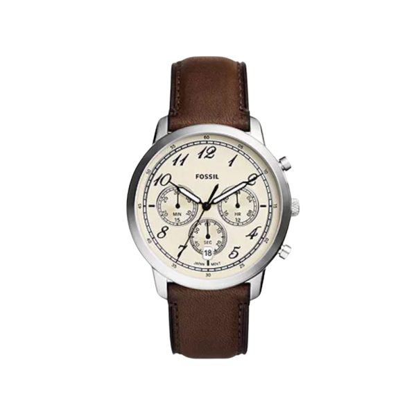 Fossil Men s Neutra Chronograph Brown Leather Watch Online