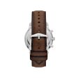 Fossil Men s Neutra Chronograph Brown Leather Watch Online