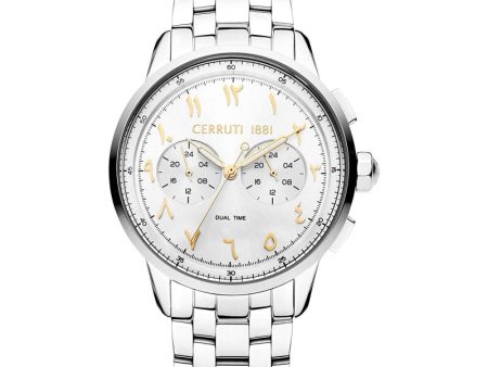 Cerruti 1881 Mucciano Men s Silver Dial  Watch For Cheap