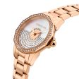 Cerruti Jesina Women s White Dial Rose Gold Watch Supply