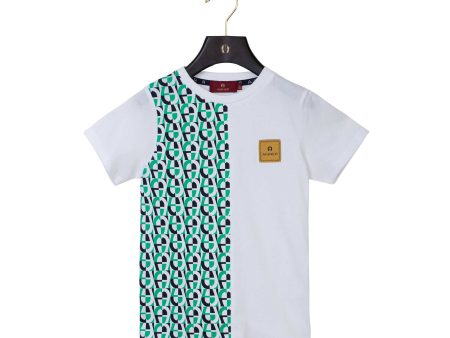 Aigner Kids Boy s White T-Shirt on Sale