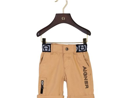 Aigner Kids Baby Boy s Beige Bermuda Online Hot Sale