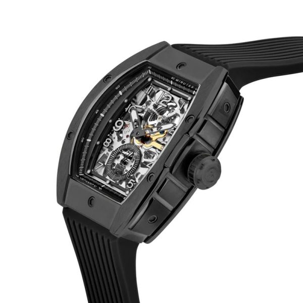 Cerruti 1881 Ovaro Men s Black Silicon Strap Watch Online Hot Sale