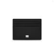 Guy Laroche Gabriel Gents Black Vegan Leather Card Case Fashion