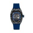 Cerruti 1881 Ovaro Men s Analog Blue Rubber Strap Watch Online now