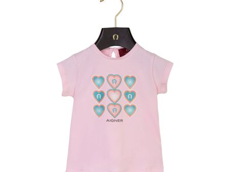 Aigner Kids Baby Girl s Pink  T-Shirt Supply