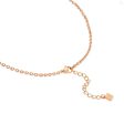 Guy Laroche Ambre Ladies Rose Gold Necklace with MOP & Crystals For Discount