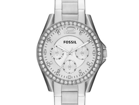 Fossil Women s Riley Multifunction Stainless Steel Watch Cheap