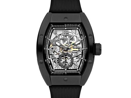 Cerruti 1881 Ovaro Men s Black Silicon Strap Watch Online Hot Sale