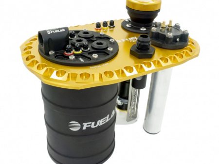 Fuelab Quick Service Surge Tank w No Lift Pump & No Surge Pump - Gold Discount