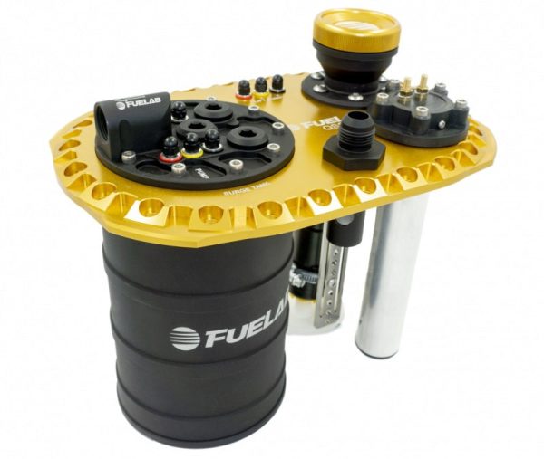 Fuelab Quick Service Surge Tank w No Lift Pump & No Surge Pump - Gold Discount