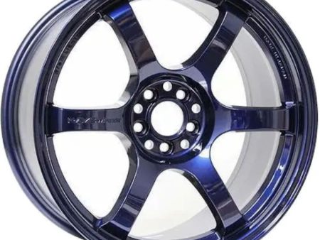 Gram Lights 57DR 19x9.5 +25 5X114.3 Eternal Blue Pearl Wheel (Min Order Qty 20) Online Hot Sale