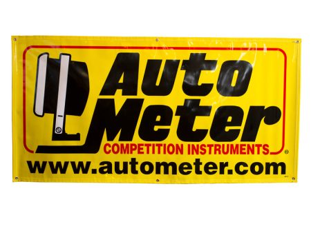 Autometer 6ft x 3ft Race Banner Online Sale