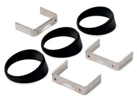 Autometer Gauge Mount Angle Rings Black 3 Pieces for 2 5 8in Gauges Online Hot Sale