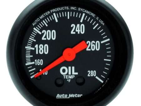 Autometer Z Series 2-1 16in 140-280 Degrees F Mechanical Oil Temperature Gauge For Cheap