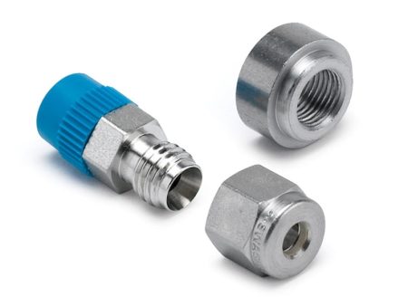 Autometer 3 16in Compression - 1 8in NPT Connector Fitting and Mating 1 8in NPT Weld Fitting Online now