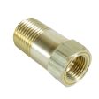 Autometer Adapter Fitting 1 2 NPT Brass Male Extension for Mechanical Gauge For Discount