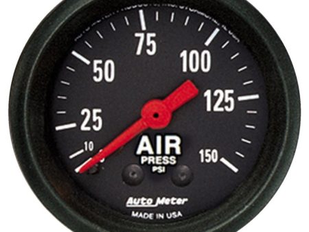 Autometer Z Series 52mm 0-150 PSI Mechanical Air Pressure Gauge Online