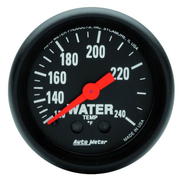 Autometer Z Series 2 inch 120-240 degree F Mechanical Water Temperature Gauge Online Sale