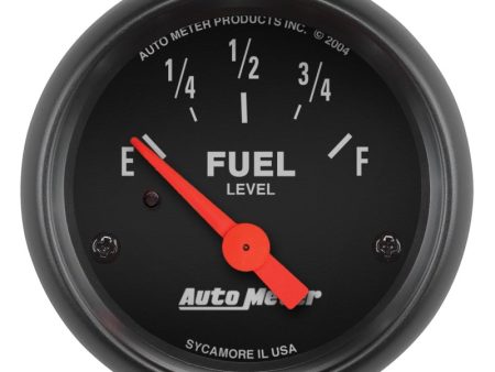 Autometer Z Series 52mm 0 Empty   30 Full Fuel Level Gauge For Discount