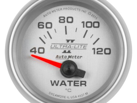 Autometer Ultra-Lite II Gauge Water Temp 2 1 16in 40-120c Electric Ultra-Lite II Sale