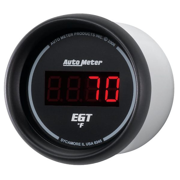 Autometer Z Series 52mm 0-2000 Deg F Digital EGT Pyrometer Gauge Hot on Sale