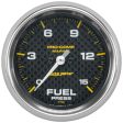 Autometer Marine Carbon Fiber 2-5 8in 15 PSI Digital Stepper Motor Fuel Pressure Gauge Online now