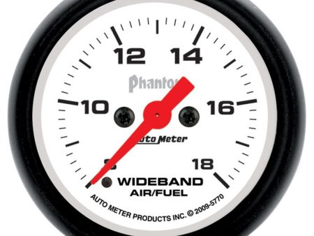 Autometer Wideband 2 1 16 inch Full Sweep Electric Air Fuel Ratio Analog For Discount