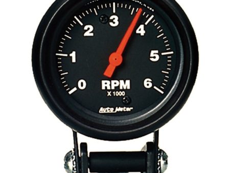 Autometer Black 2 5 8 inch  6000 rpm Tachometer Mini Tach Gauge Online Hot Sale