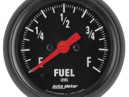 Autometer Z Series 0-280Ohm 2-1 16in. Programmable Fuel Level Gauge For Cheap