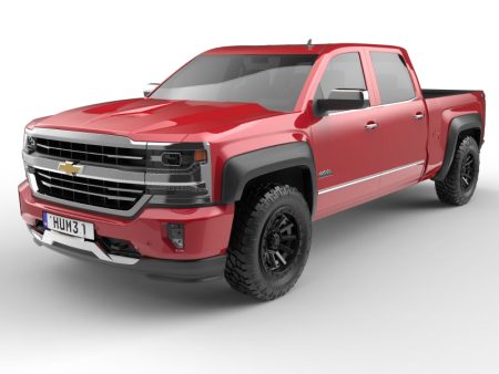 EGR 14-18 Chevrolet Silverado 1500 Baseline Standard Style Fender Flares Set Of 4 Online Sale