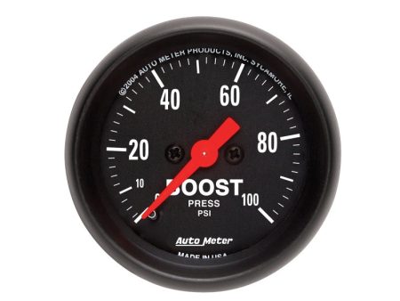 Autometer Z Series 52mm 0-100 PSI Mechanical Boost Online Sale