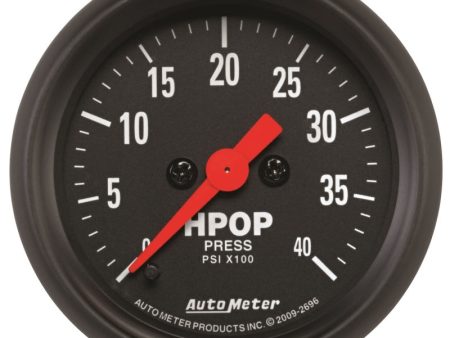 Autometer Z Series 2-1 16in 4K PSI High Pressure Oil Pump Gauge w  Digital Stepper Motor Online now